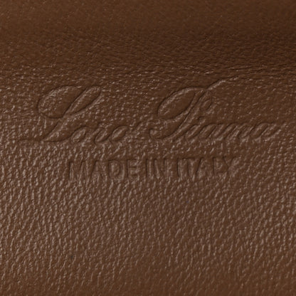 Loro Piana Grained Calfskin Large Ghiera Shopper Tote Fossil 7 of 10