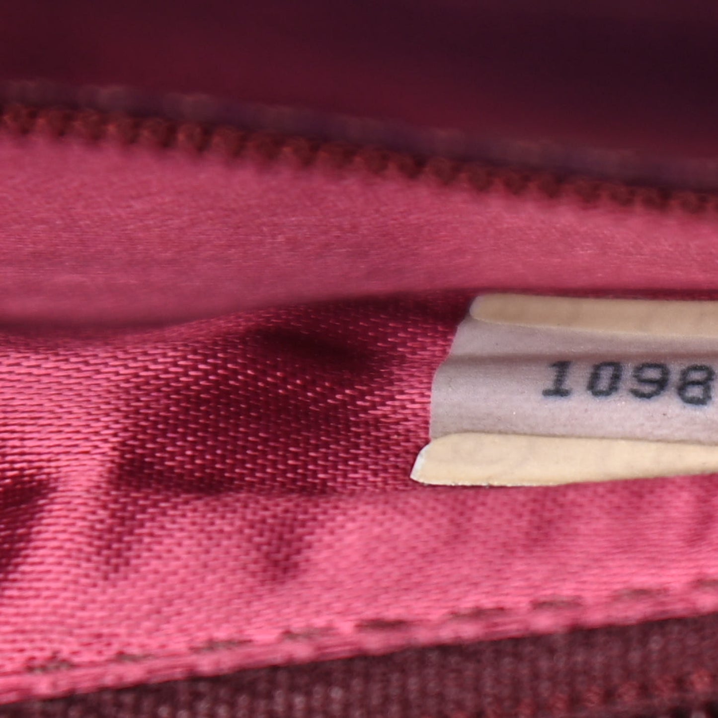 Alligator Envelope Flap Burgundy