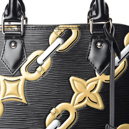 Louis Vuitton Epi Chain Flower Alma PM Black 12 of 12