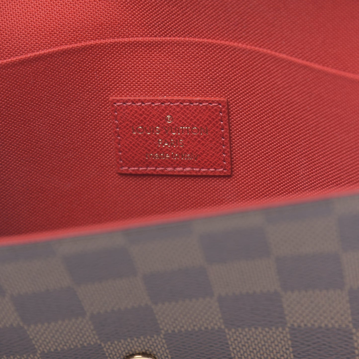 Damier Ebene Pochette Felicie Chain Wallet