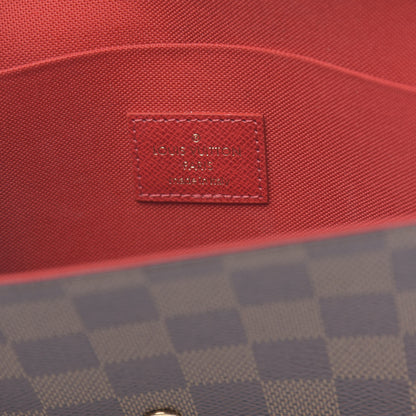 Louis Vuitton Damier Ebene Pochette Felicie Chain Wallet 7 of 11