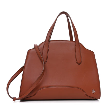 Loro Piana Smooth Calfskin Medium Sesia Kummel 1 of 10