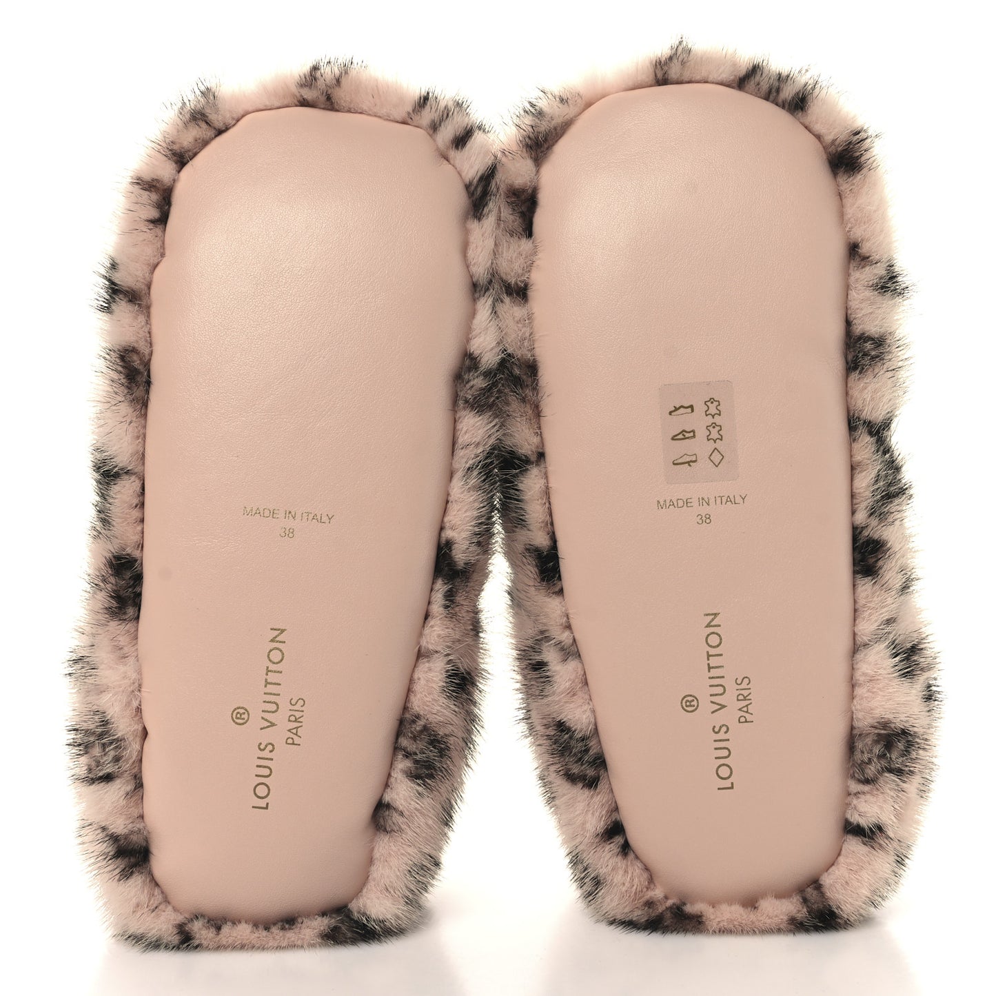 Mink Fur Dreamy Flat Loafer 38 Pink