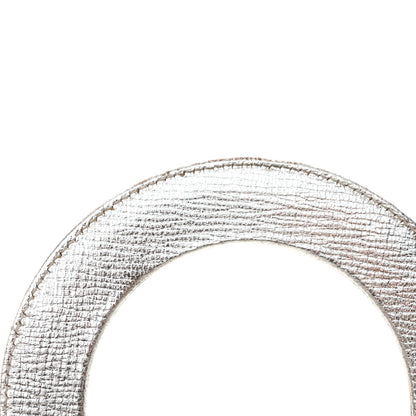 Christian Dior Metallic Grained Calfskin Cannage Small Lucky Badges My Lady Dior Silver 12 of 14