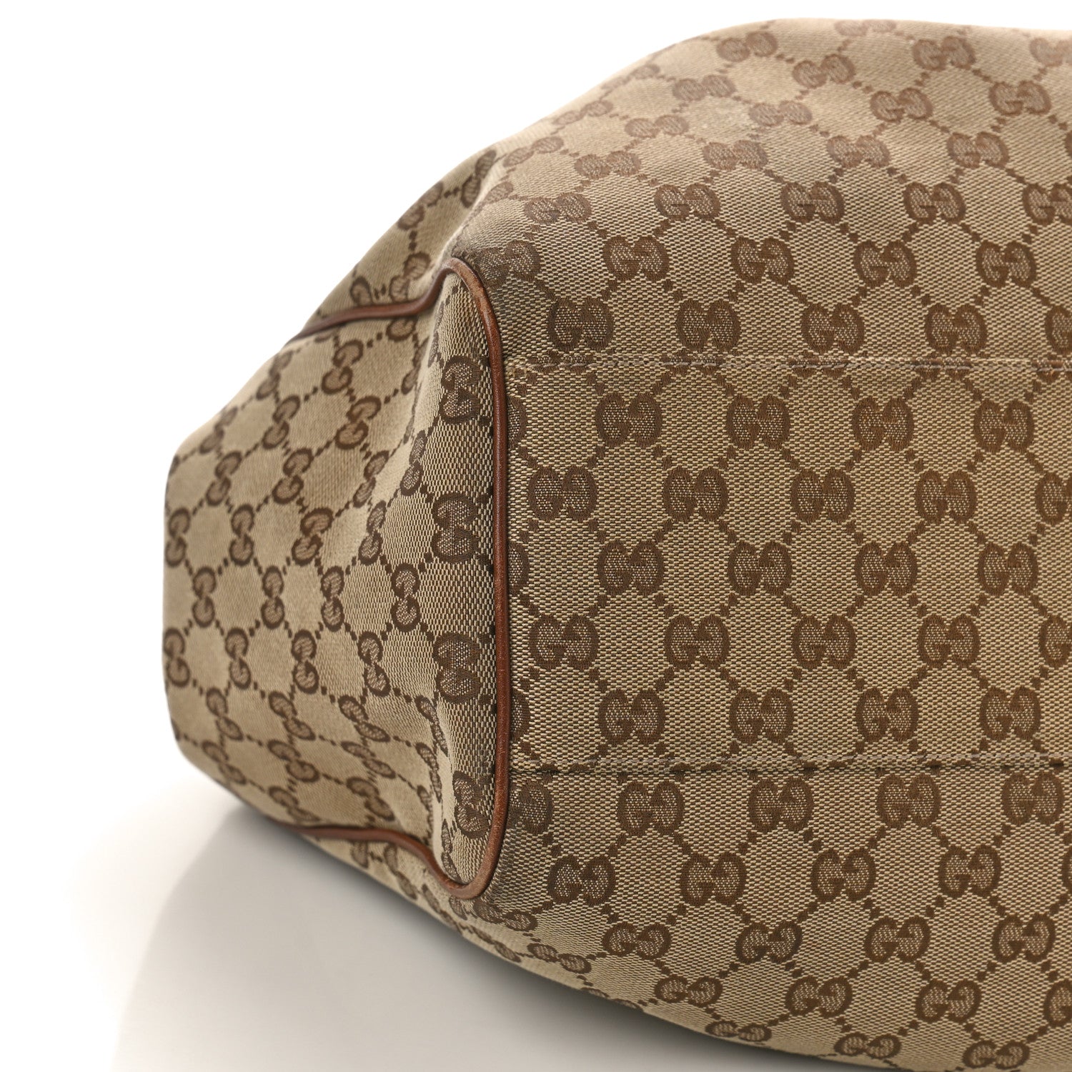 Gucci Monogram Large Sukey Tote Brown 9 of 21