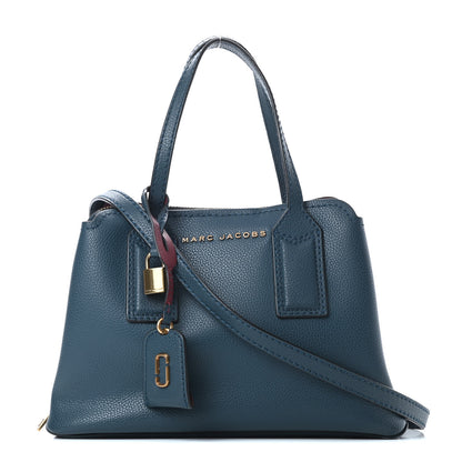 Marc Jacobs Pebbled Calfskin The Editor 29 Tote Blue Sea 1 of 12