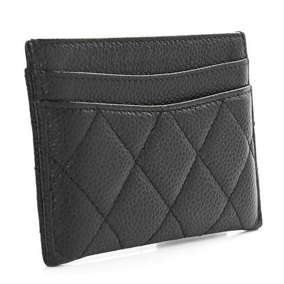 Chanel Caviar Quilted Card Holder Black 3 of 9