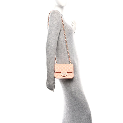 Chanel Lambskin Quilted Mini Square Flap Light Pink 2 of 11