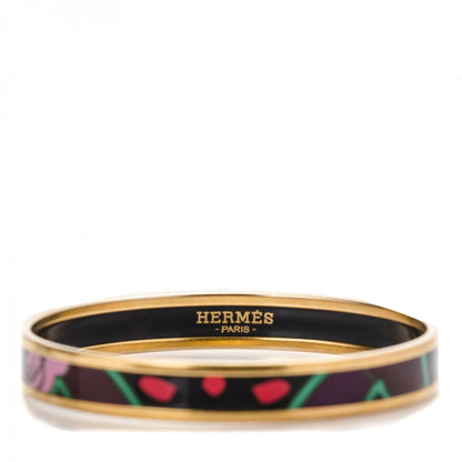 Hermes Enamel Printed Narrow Bracelet 65 3 of 4
