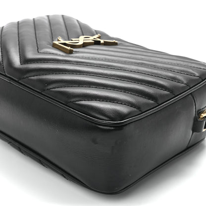 Saint Laurent Calfskin Matelasse Monogram Lou Camera Bag Black 11 of 11