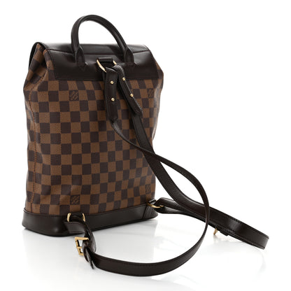 Louis Vuitton Damier Ebene Soho Backpack 3 of 9