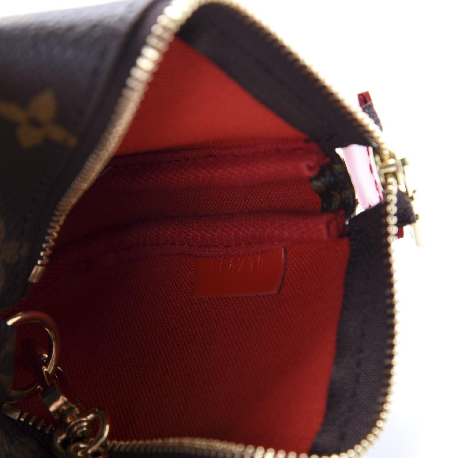 Louis Vuitton Monogram 2020 Christmas Animation Bumper Cars Mini Pochette Accessories Coquelicot 9 of 10