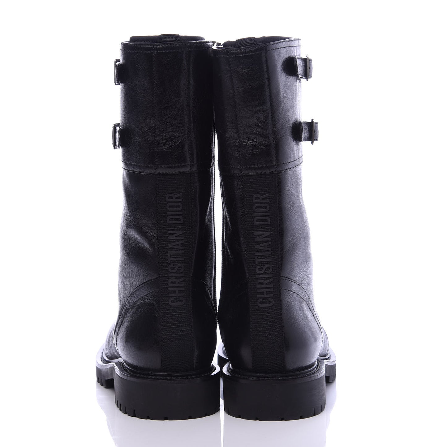 Calfskin Ground Low Boot 39 Black