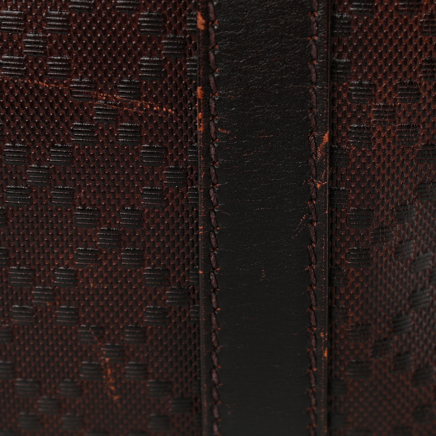 Diamante Joy Vertical Tote Dark Brown