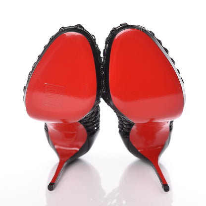 Christian Louboutin Nappa Porligot 120 Pumps 36.5 Black 5 of 10