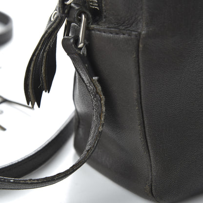 Saint Laurent Lambskin Monogram Small Lou Camera Bag Black 11 of 12
