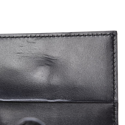 Gucci Guccissima Icon Signature 6 Key Holder Case Black 11 of 20