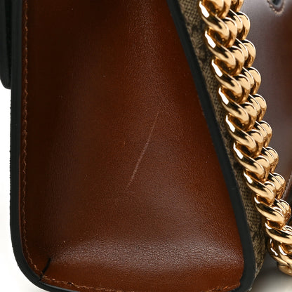 Gucci GG Supreme Monogram Calfskin Small Padlock Shoulder Bag Beige Black Cuir 14 of 14