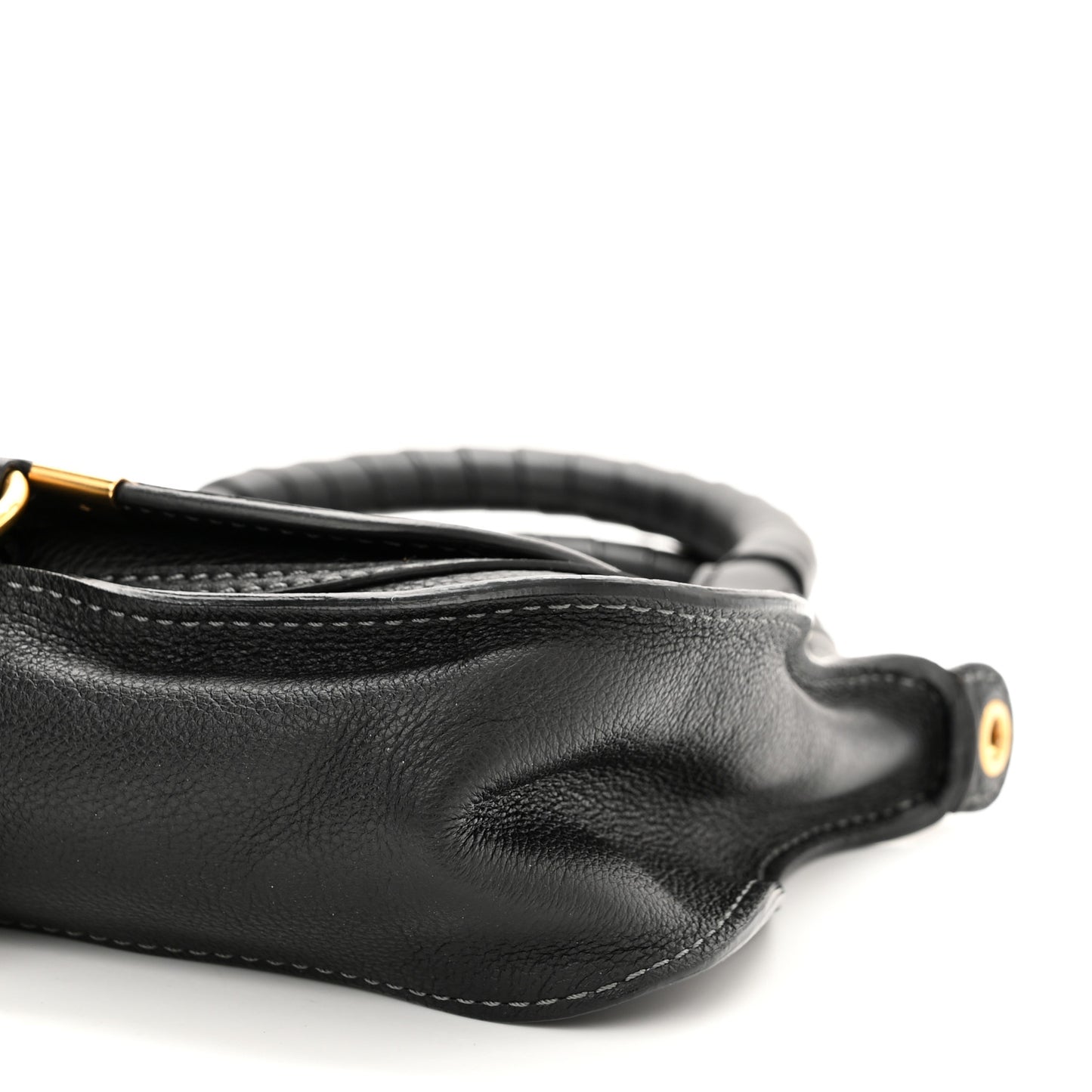 Calfskin Mini Marcie Satchel Black