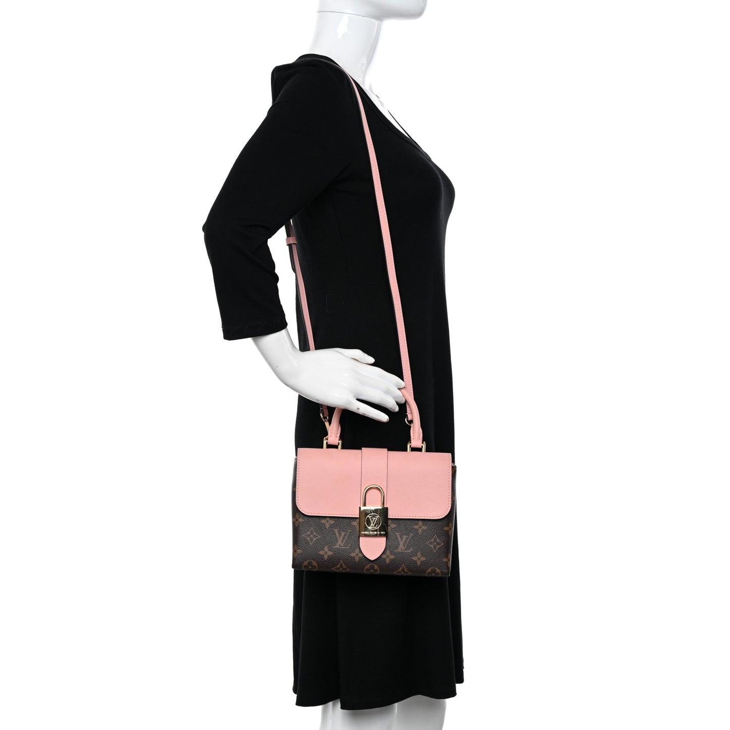 Monogram Locky BB Rose Poudre