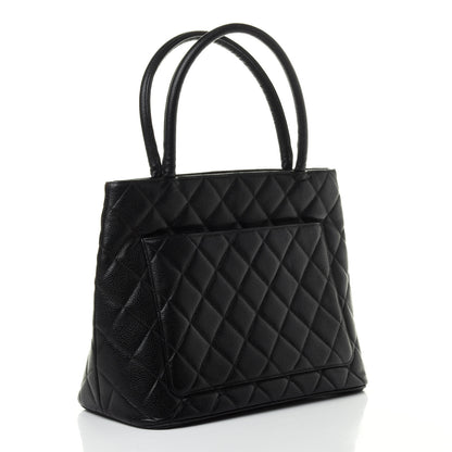 Chanel Caviar Quilted Medallion Tote Black 2 of 4