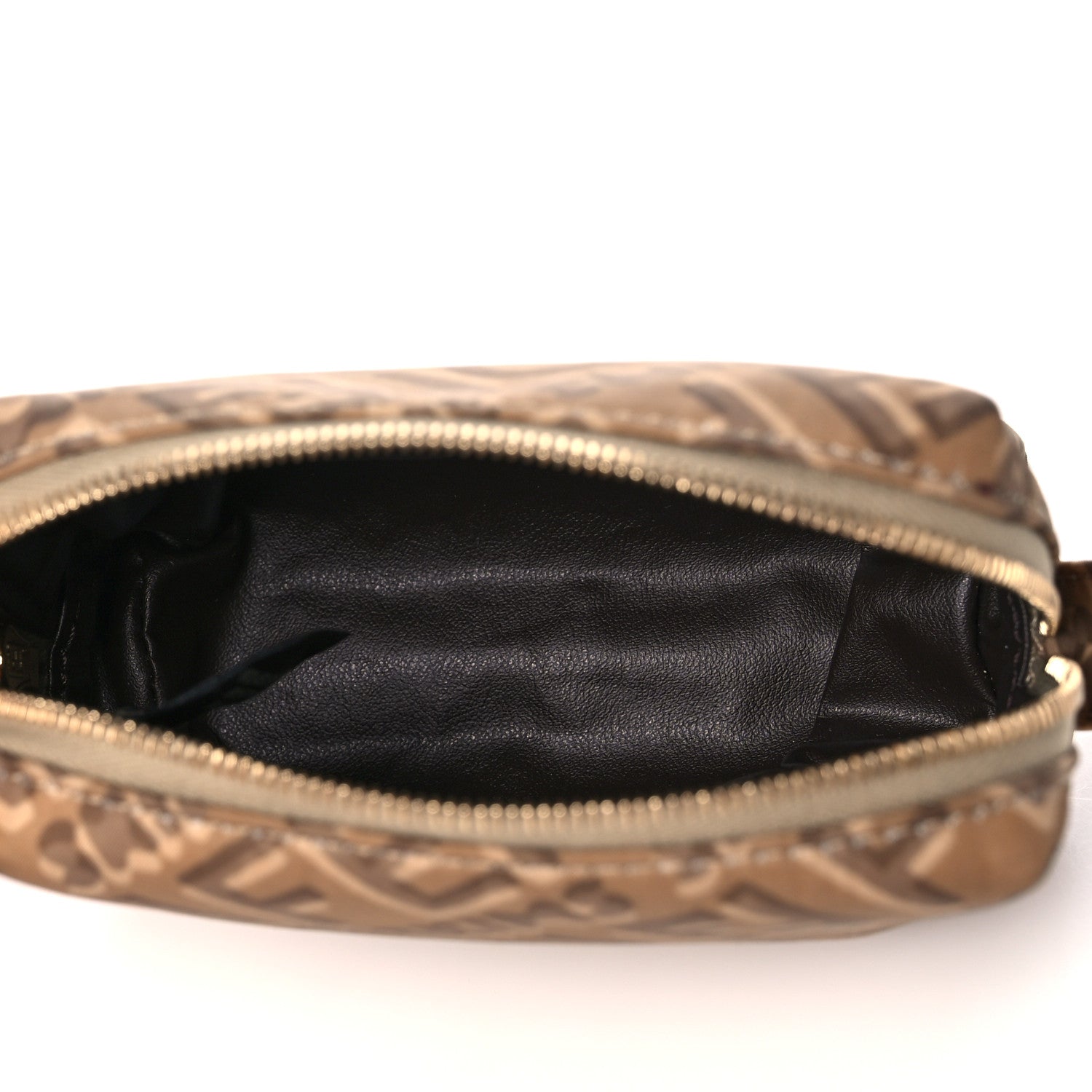Fendi X SKIMS Nylon XS Trapezoid Beauty Pouch Sand 5 of 11