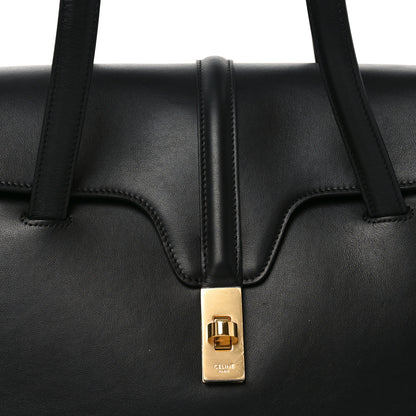Celine Smooth Calfskin Medium Soft 16 Bag Black 7 of 9