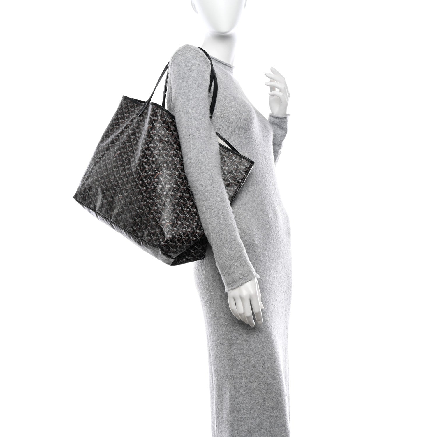 Goyard Goyardine Saint Louis PM Black 2 of 12