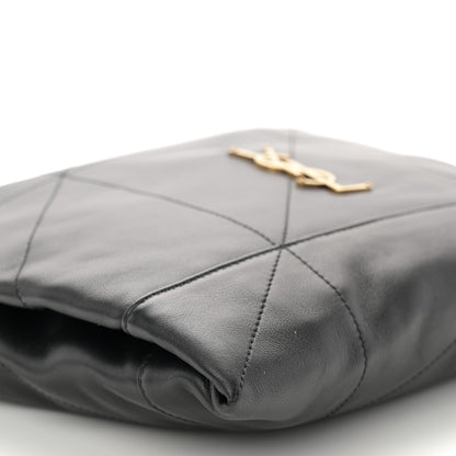 Saint Laurent Lambskin Matelasse Monogram Medium Jamie 4.3 Pochon Black 10 of 10