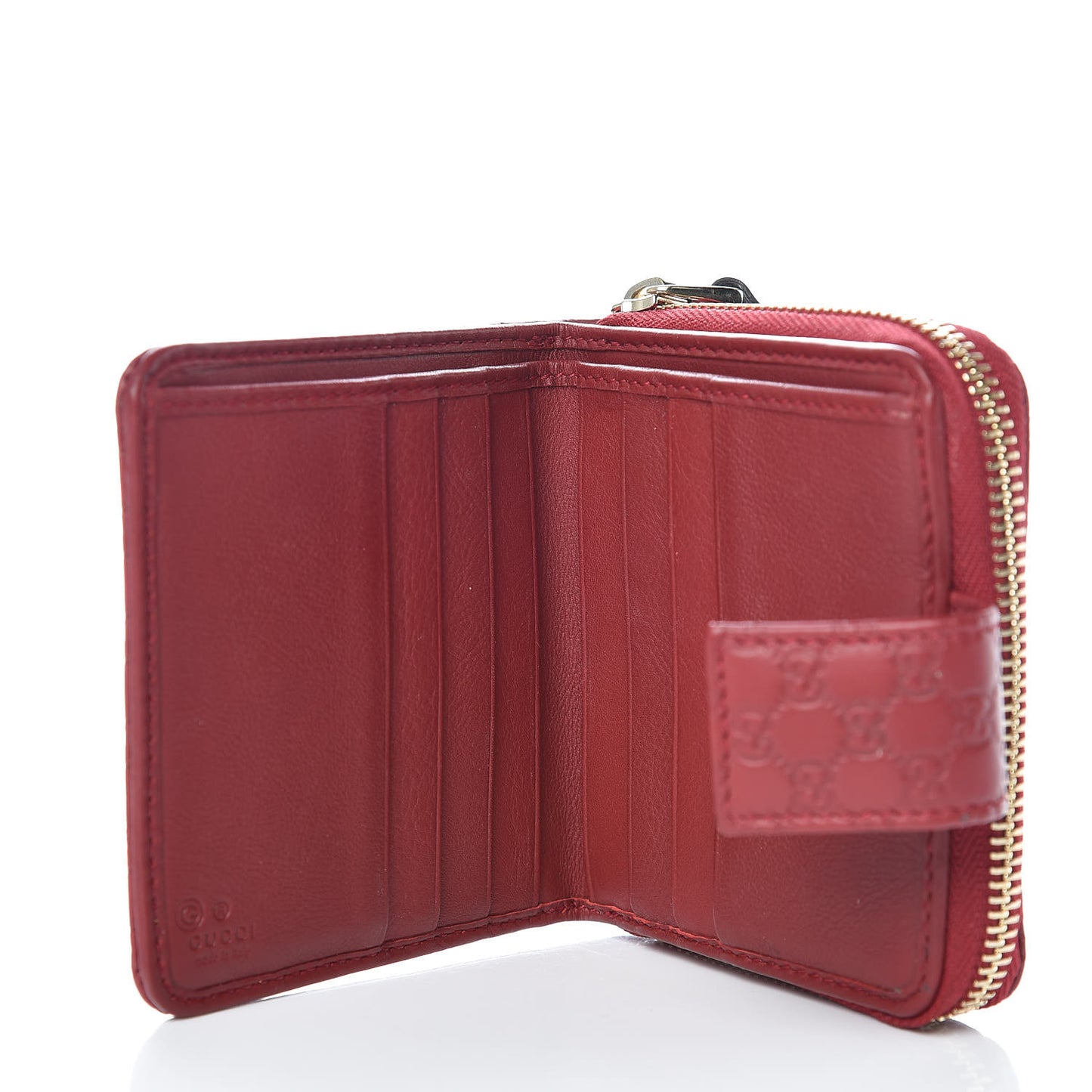 Microguccissima Compact Wallet Red