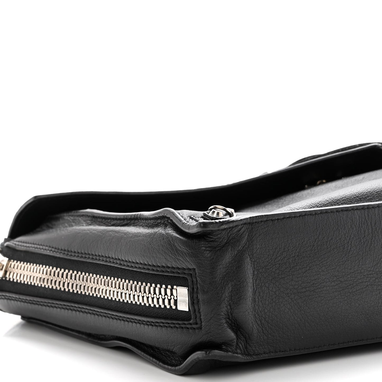 Calfskin Papier Sight Clutch Black