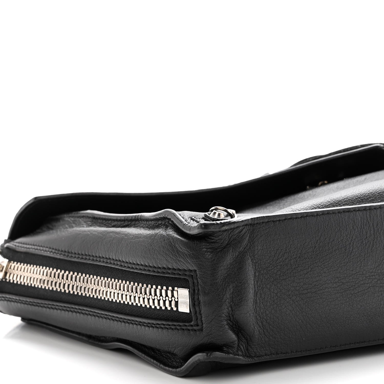 Balenciaga Calfskin Papier Sight Clutch Black 9 of 12