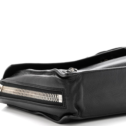 Balenciaga Calfskin Papier Sight Clutch Black 9 of 12