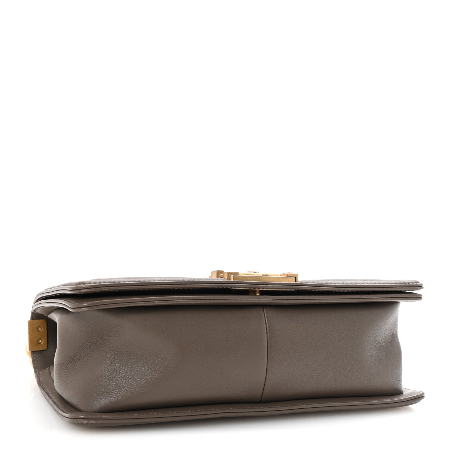 Chanel Lambskin Quilted Medium Boy Flap Taupe 4 of 10