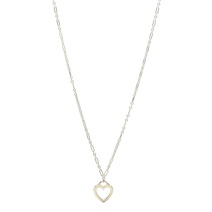 Tiffany 18K Yellow Gold Small Sentimental Heart Pendant Necklace 1 of 6