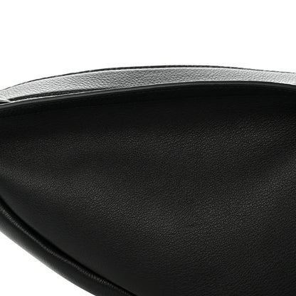 The Row Grained Calfskin Small Slouchy Banana Bag Black 8 of 10