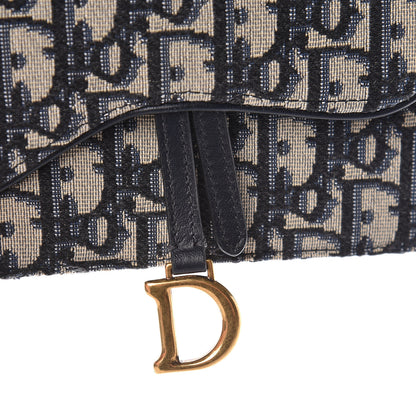 Christian Dior Oblique Saddle Belt Bag Blue 7 of 15