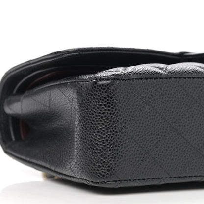 Chanel Caviar Quilted Medium Double Flap Black 8 of 13