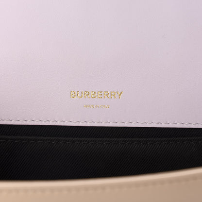 Burberry Lambskin Quilted Small Lola Bag Pale Thistle Soft Fawn 8 of 10