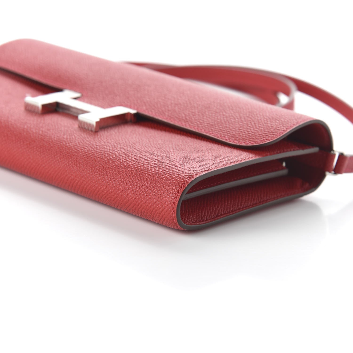 Hermes Epsom Constance Long Wallet To Go Rouge Casaque 8 of 10