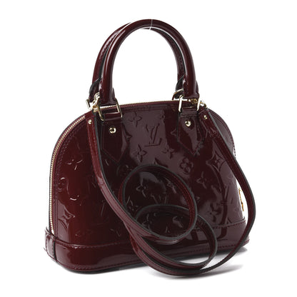Louis Vuitton Vernis Alma BB Griotte 3 of 9