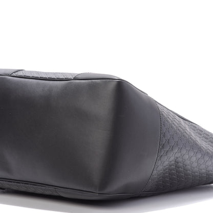 Gucci Microguccissima Bree Zippered Tote Black 7 of 9