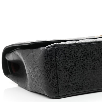 Chanel Caviar Quilted Maxi Double Flap Black 9 of 10