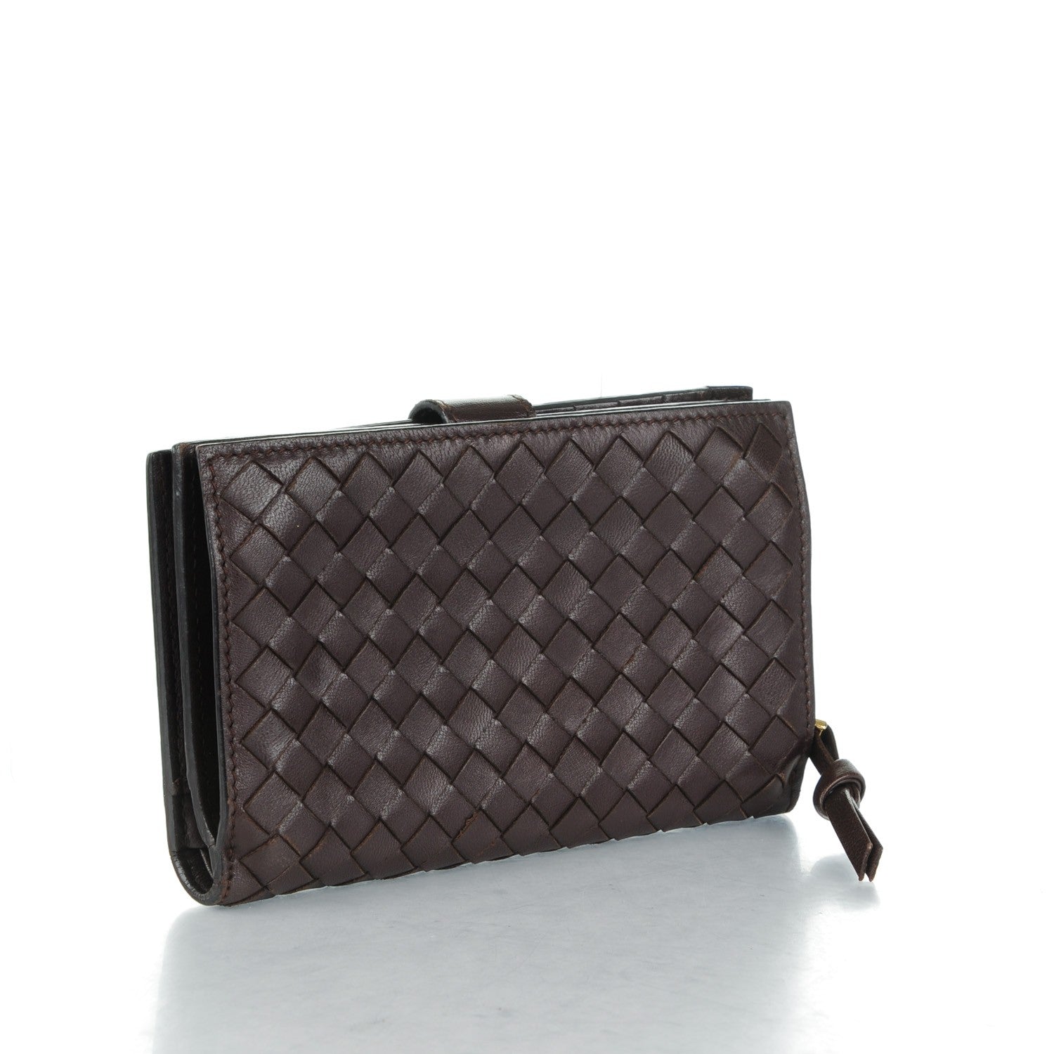 Bottega Veneta Nappa Intrecciato Continental Wallet Ebano 3 of 11