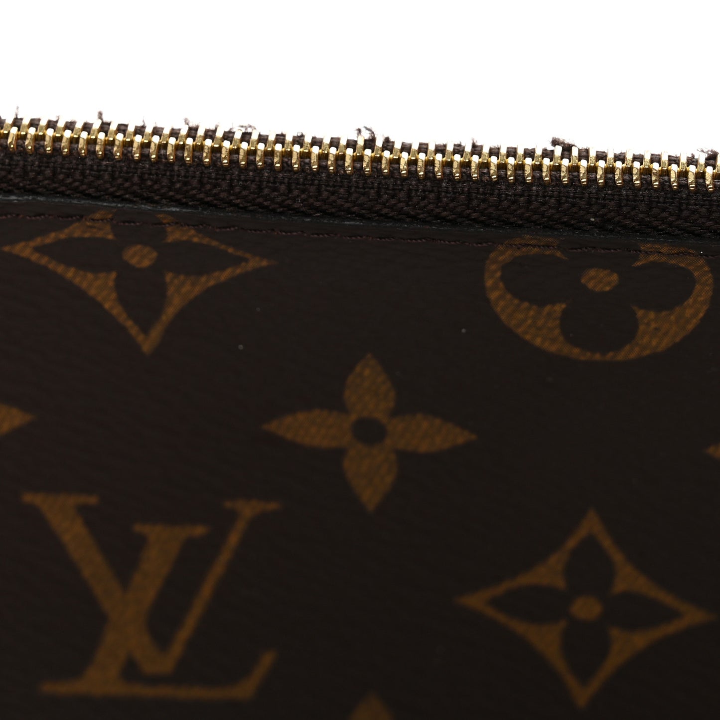 Monogram Pochette Felicie Chain Wallet Fuchsia