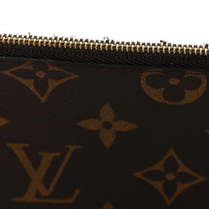 Louis Vuitton Monogram Pochette Felicie Chain Wallet Fuchsia 14 of 14