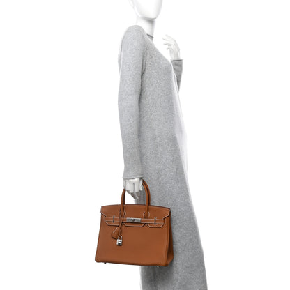 Hermes Togo BIRKIN 30 Gold 2 of 23