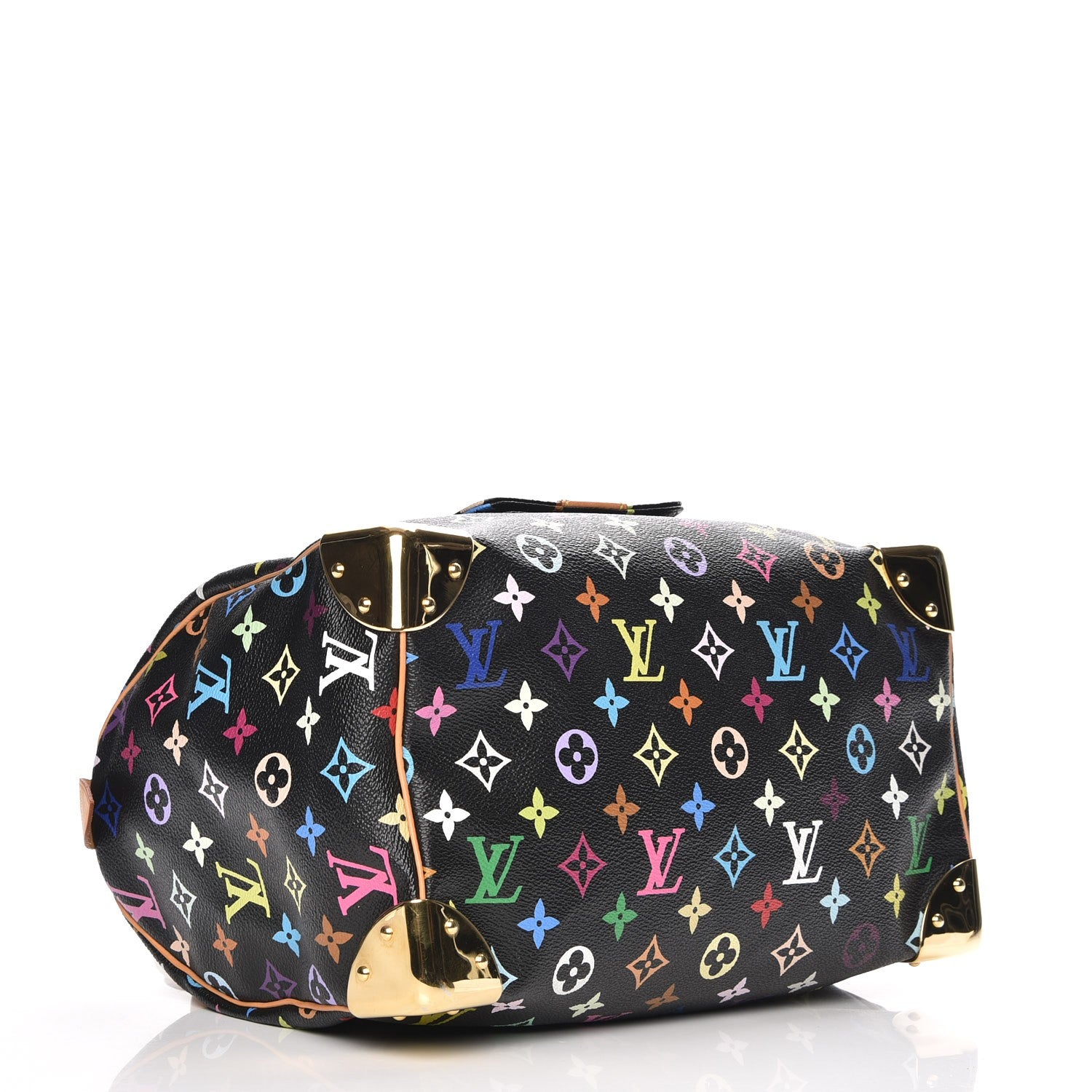 Louis Vuitton Monogram Multicolor Speedy 30 Black 4 of 9