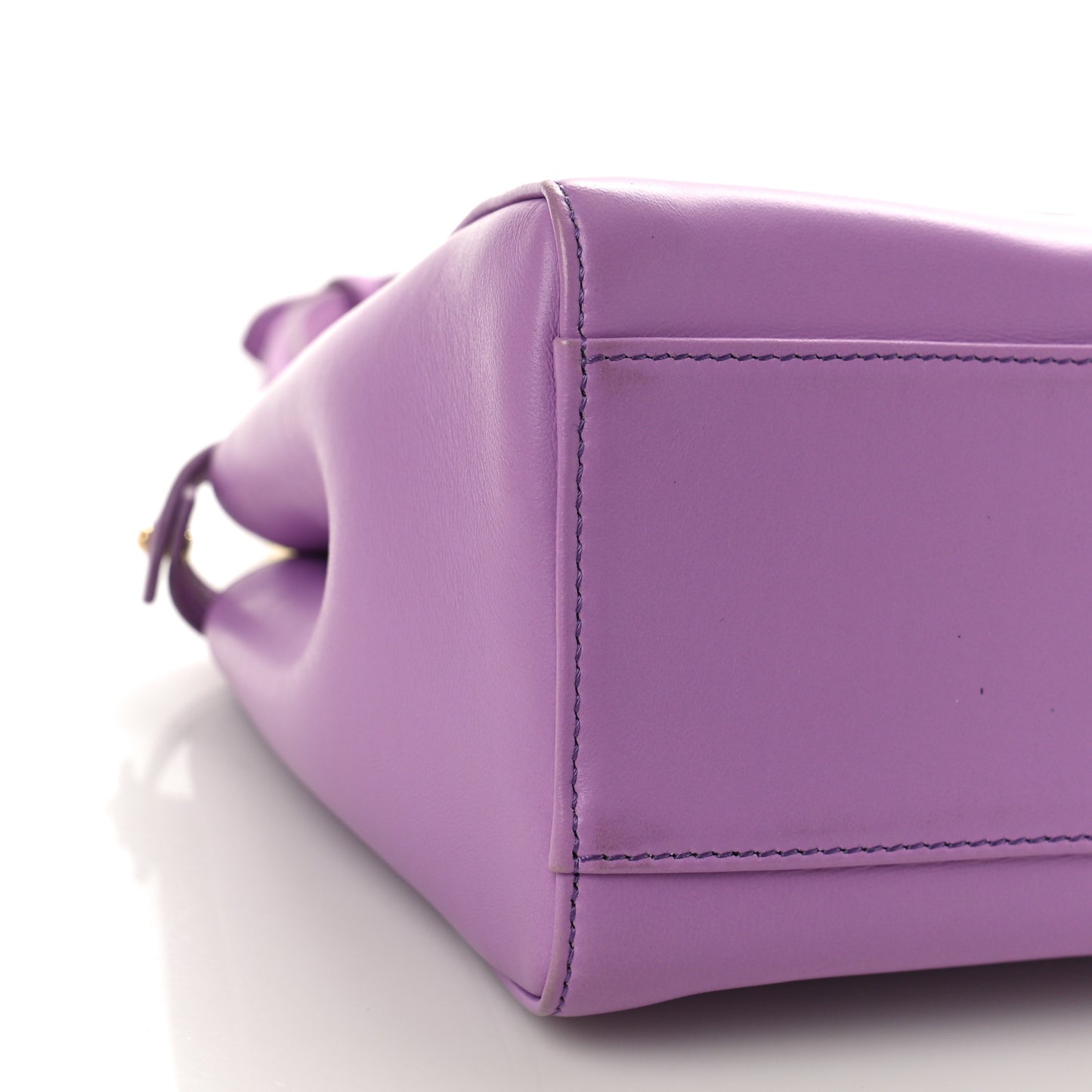 Nappa Stacked Bar Mini Peekaboo Iconic Satchel Violetta