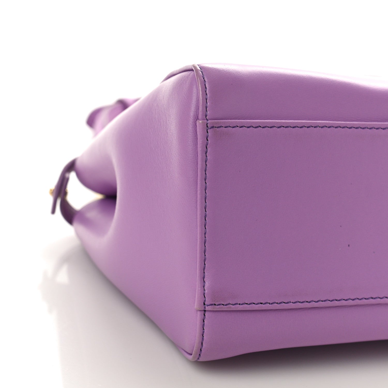 Fendi Nappa Stacked Bar Mini Peekaboo Iconic Satchel Violetta 7 of 8